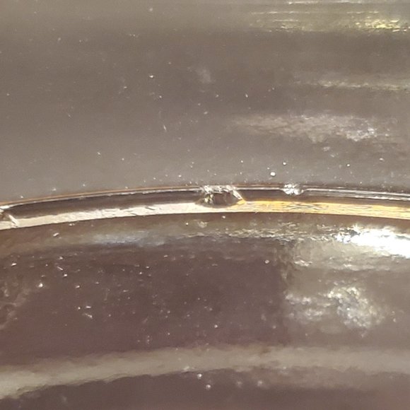 Clear Glass Square Octagon Ashtray - Picture 3 of 5